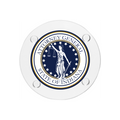 Round Glass Coaster - Official Seal