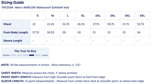 Men's WARLOW Waterproof Softshell Vest - 250 AG